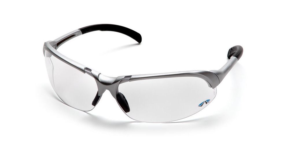 Pyramex Accurist Safety Glasses - Clear Lens, Silver Frame SSV4710D