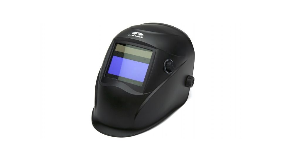 Pyramex Auto Darkening Helmet w/Digital Controls, Matte Black WHAM1020MB