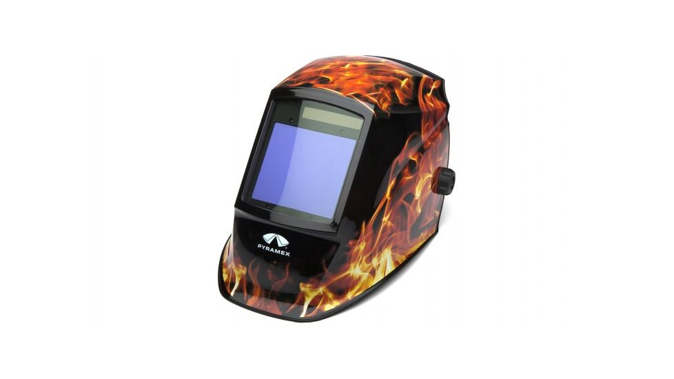 Pyramex Auto Darkening Helmet w/Digital Controls, Flame WHAM3030FL