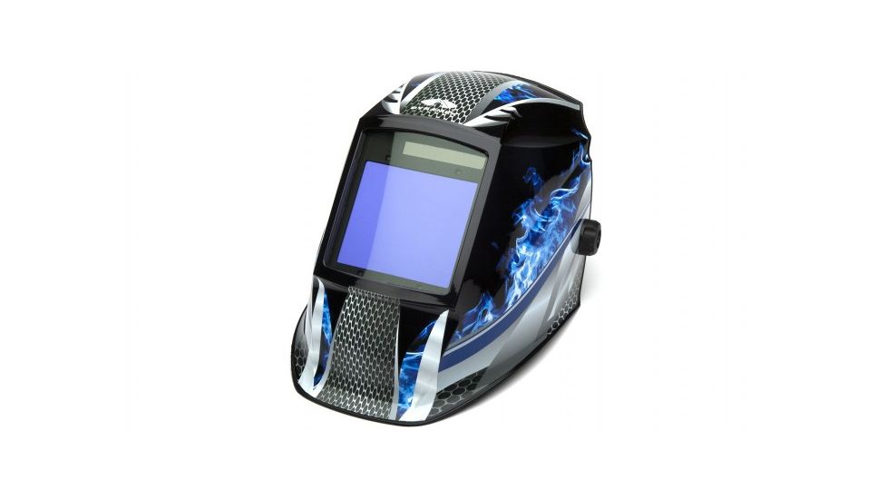 Pyramex Auto Darkening Helmet w/Digital Controls, Fire Metal WHAM3030FM