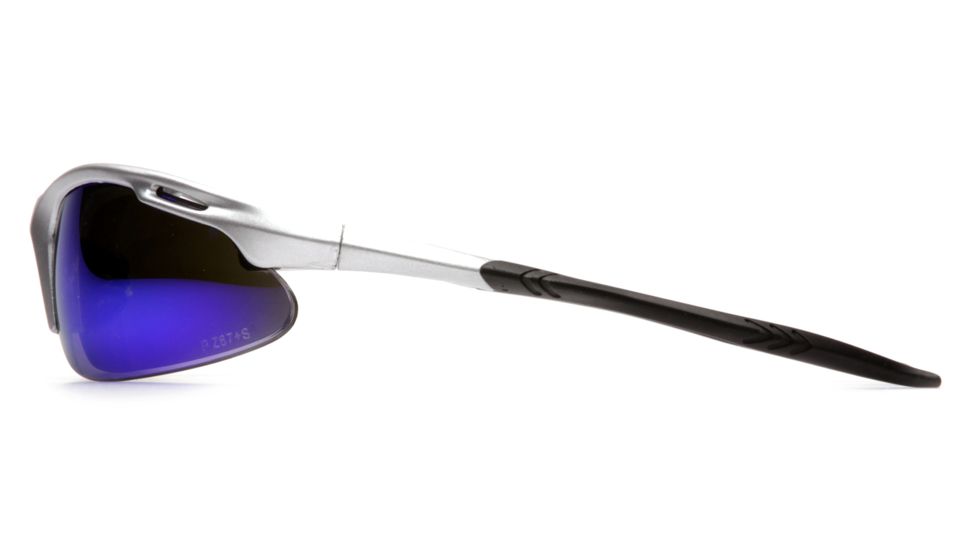 Pyramex Avante Safety Glasses - Ice Blue Lens, Silver Frame SS4585D