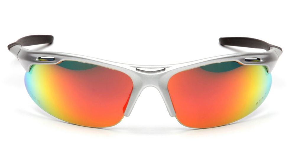Pyramex Avante Safety Glasses - Ice Orange Lens, Silver Frame SS4545D