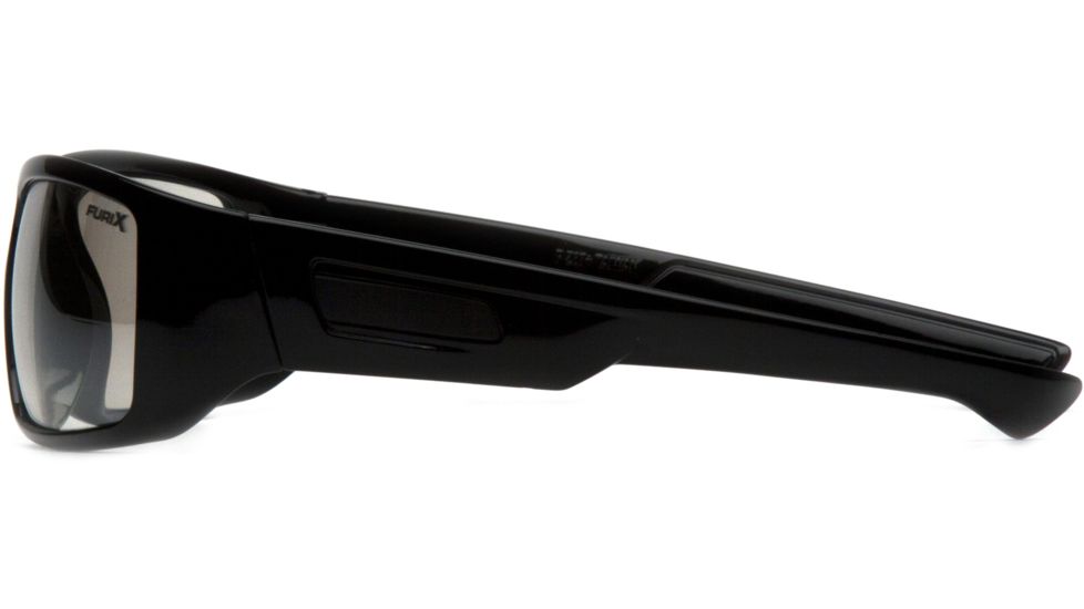 Pyramex Furix Safety Glasses, Black Frame, Indoor/Outdoor Mirror Anti-Fog Lenses, SB8580DT