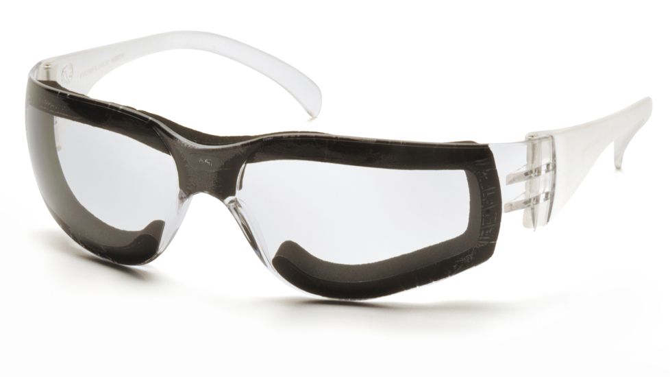 Clear Frame w/Full Foam Padding/Clear-Hardcoated Anti-fog Lens