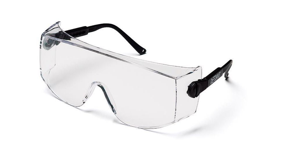 Pyramex Defiant Safety Glasses - Over Prescription - Clear Lens, Black-Jumbo Frame SB1010SJ