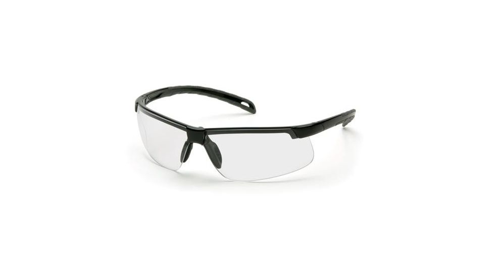 Pyramex Ever-Lite Black Frame/Clear Anti-Fog Lens, Box SB8610DT
