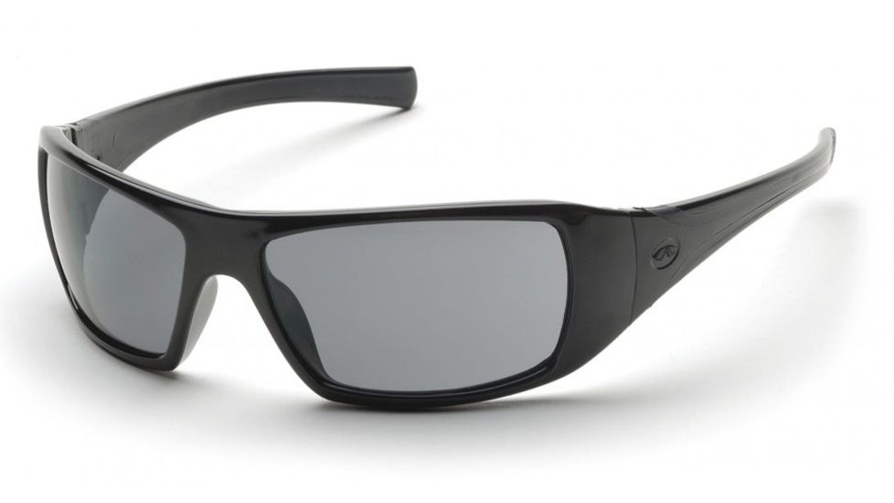 Pyramex Goliath Safety Glasses - Black Frame and Gray Lens SB5620D