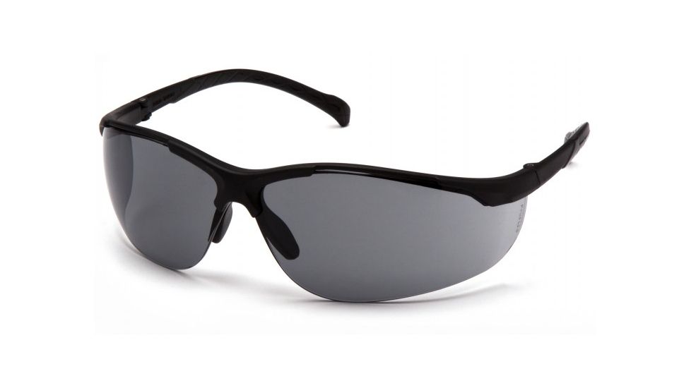 Pyramex Gravex Safety Glasses w/Gray Lens, Black SB8920S