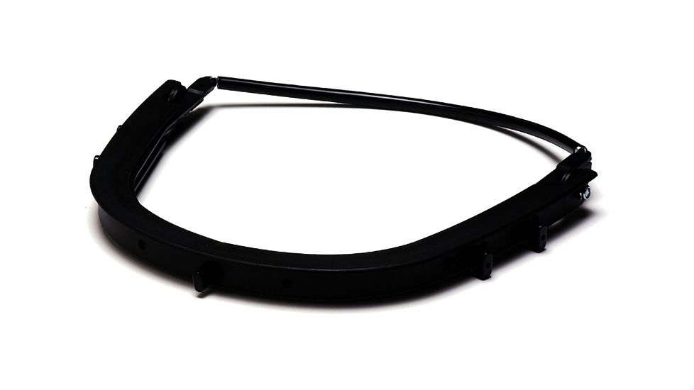 Pyramex Hard Hat Adaptor w/ Coated Spring - Black HHAB