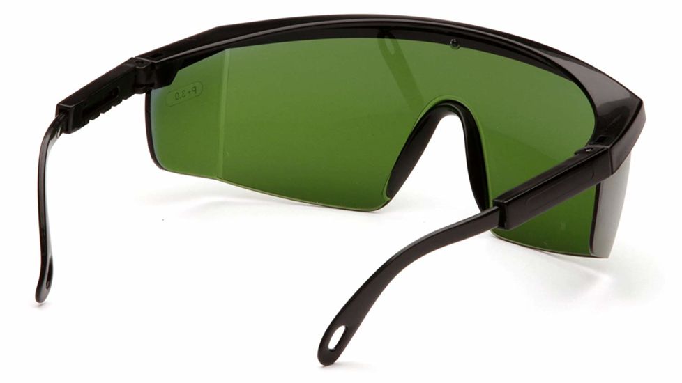 Pyramex Integra Safety Glasses - 3.0 IR Filter Lens Lens, Black Frame SB460SF