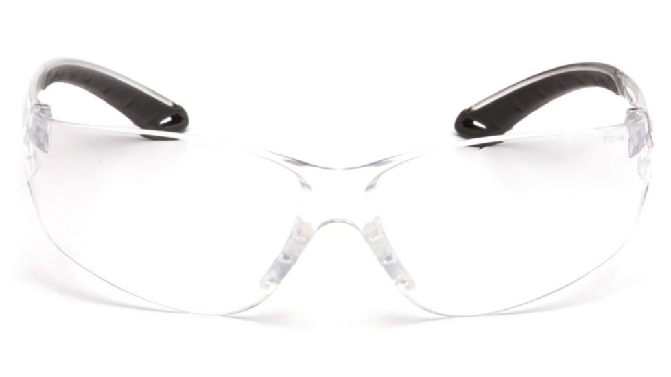 Pyramex Itek Safety Glasses - Clear Temple Frame and Clear Anti Fog Lens S5810ST
