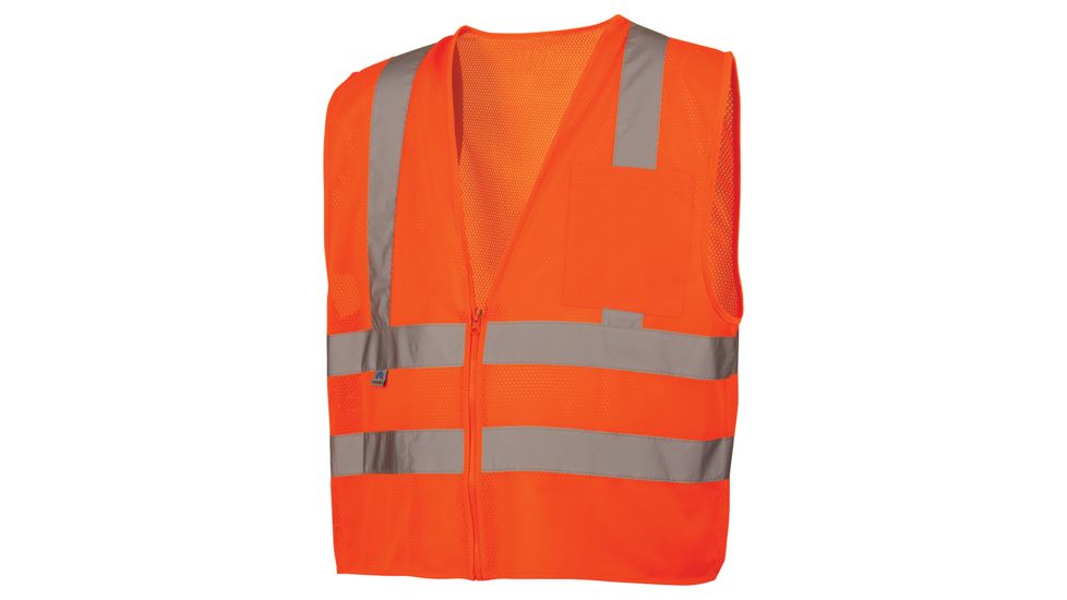 Lumen X Vest, 2 Stripes, Hi-Vis Orange, Large
