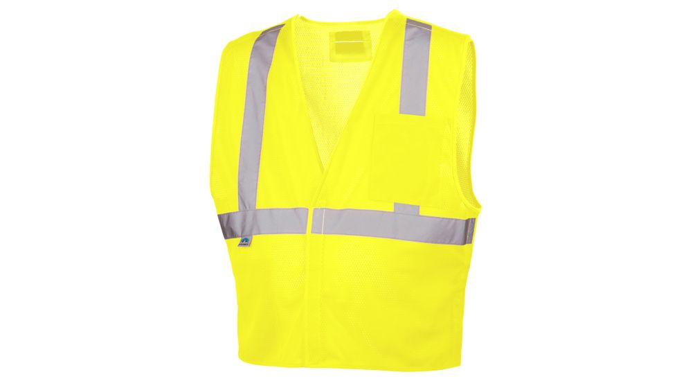 Lumen X Vest w/5 point Dring, Hi-Vis Lime, Large