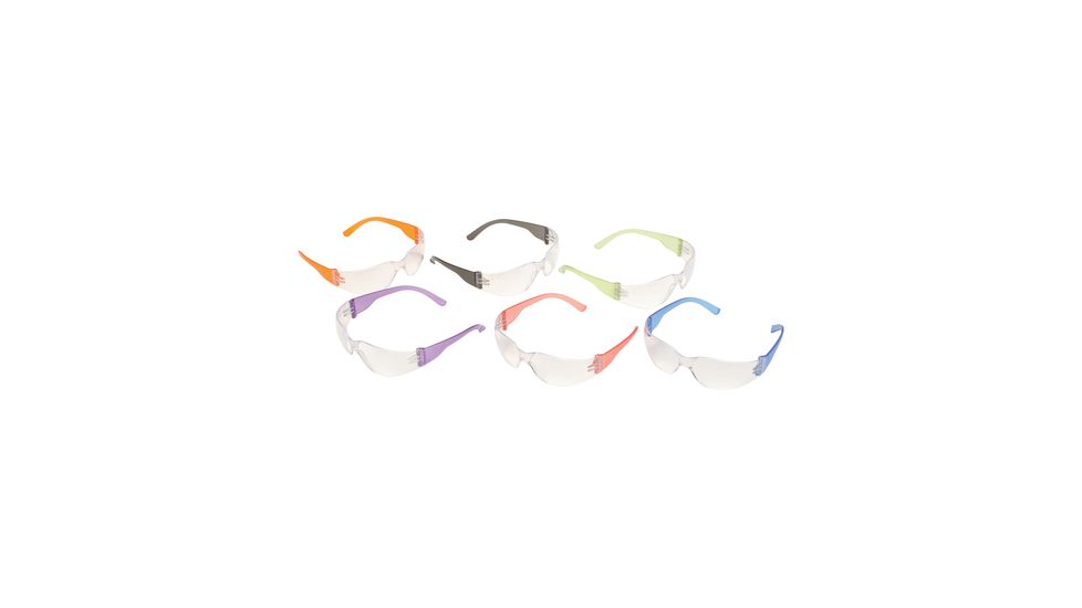 Pyramex Mini Intruder Safety Glasses, Assorted Colors, 12-Pack, S4110SNMP