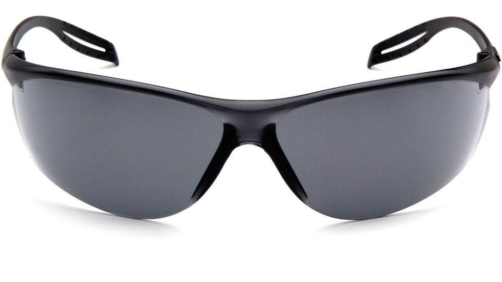 Pyramex Neshoba Safety Glasses w/Gray Anti-Fog Lens, Black, S9720ST