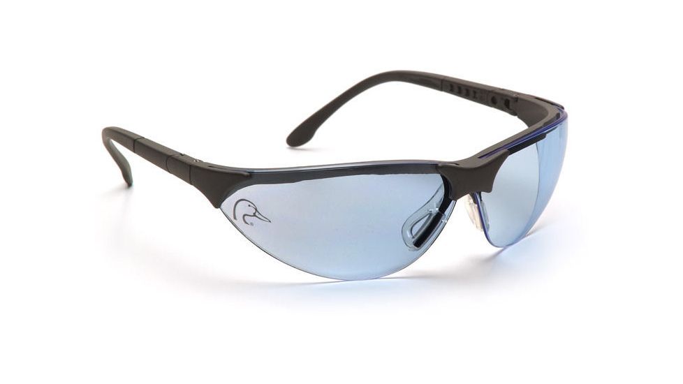 Pyramex Rendezvous Ducks Unlimited Shooting Glasses - Infinity Blue Lens, Black Frame DUSB2860ST