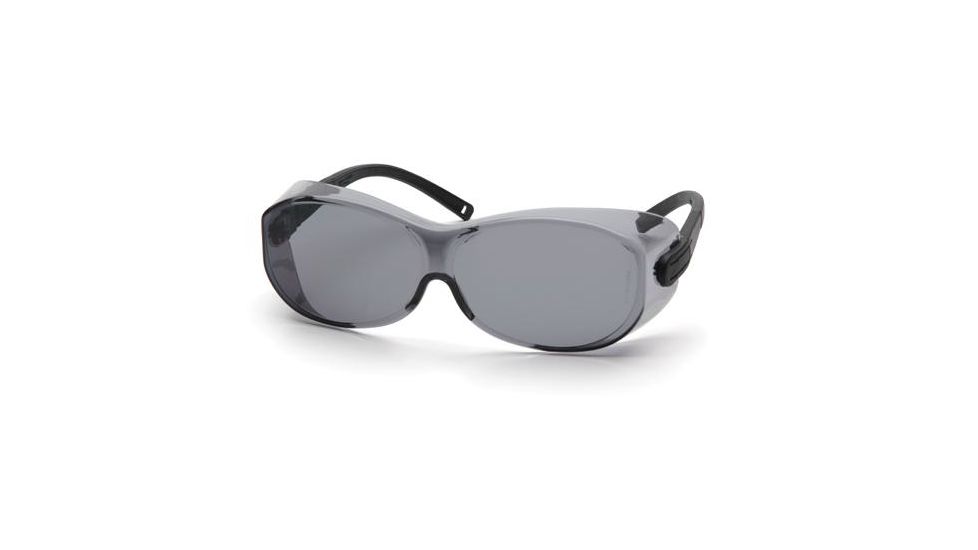 Pyramex OTS-XL Safety Glasses Black Temples, Gray Lens S7520SJ