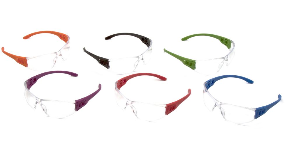 Pyramex Trulock Safety Glasses w/Clear Lens, Multi, S9510SMP