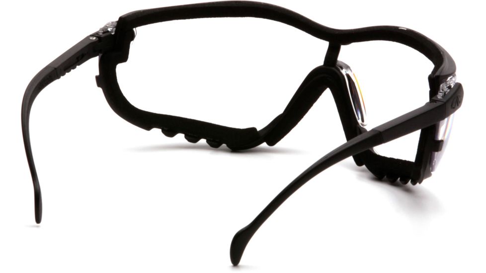Pyramex V2G Safety Glasses w/Clear H2MAX Anti-Fog Lens, Black, GB1810STM