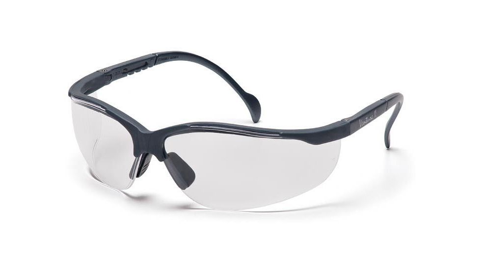 Pyramex Venture II Safety Glasses - Clear Lens, Slate Gray Frame SSG1810S