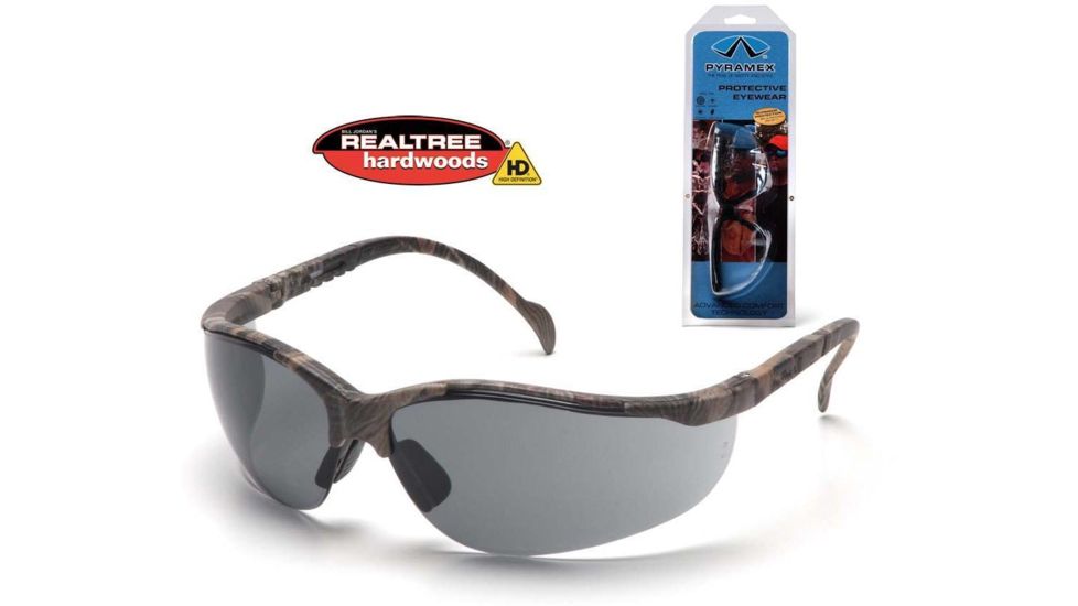 Pyramex Venture II Safety Glasses - Gray Lens, Real Tree HW Frame SH1820S6