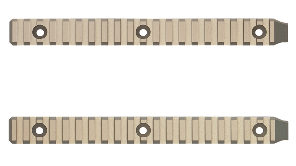 Q The Fix 1913 Picatinny Rail, 8.5in, 6 Mil, Clear Anodized, Black, ACC-FIX-TOPRAIL-8.5IN-6MIL