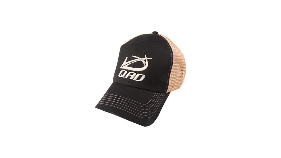 Qad Hats - Adjustable - Mens, Black/Stone, OS, HATS-M-BST