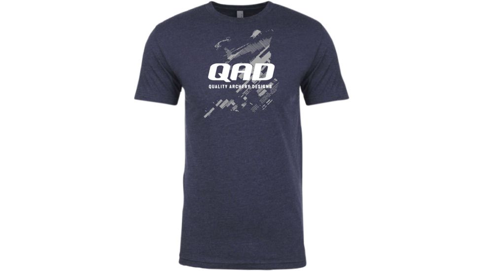 Qad T-Shirts - Mens, Navy Ghost Bowhunter, Large, T-SHIRTS-M-NGH-L