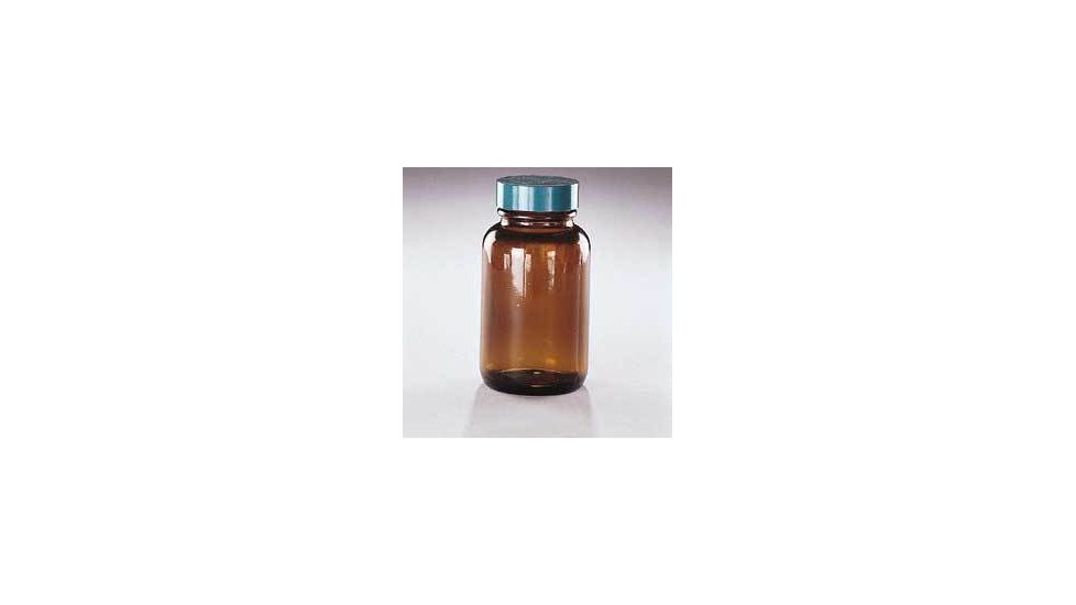 Qorpak Packers, Amber, Wide Mouth, Qorpak 7738 With Pulp/Vinyl-Lined Black Phenolic Cap