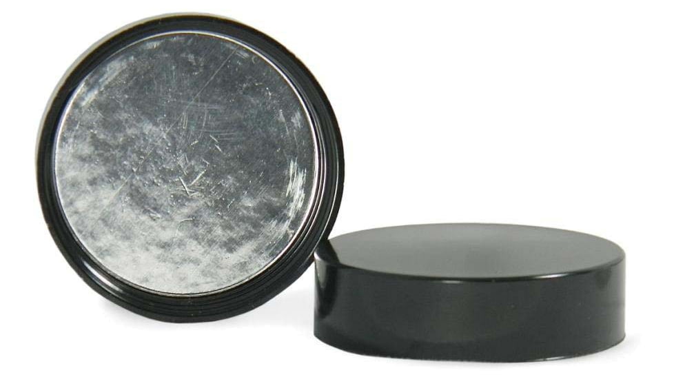Qorpak Black Phenolic Screw Caps, Pulp/Tinfoil Liner, Qorpak 5130/12, Pack of 12