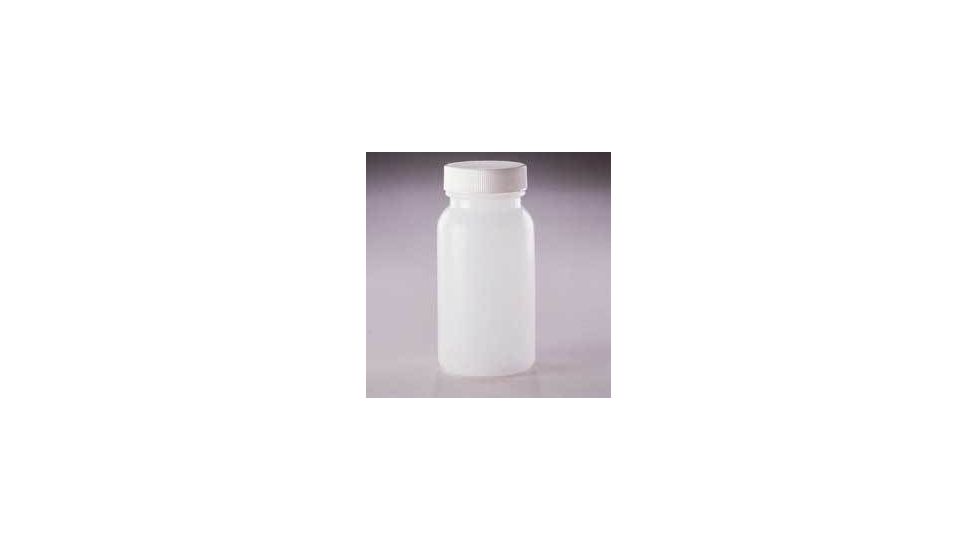 Qorpak Wide Mouth Round Bottles, High-Density Polyethylene, with Caps 7358G/EPA