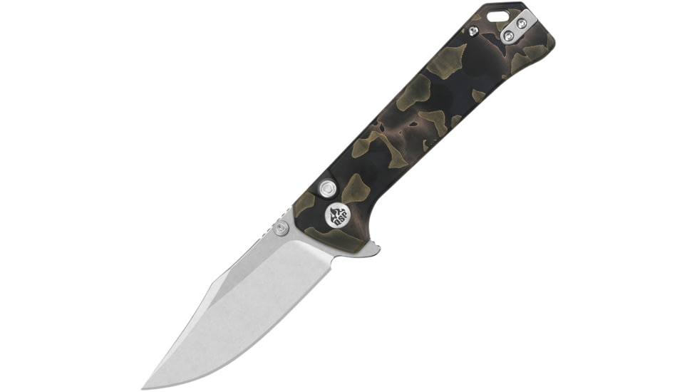 QSP Knife Grebe Button Lock Noble