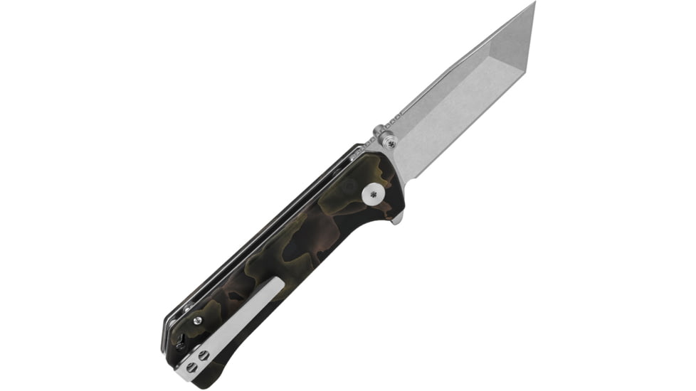 QSP Knife Grebe T Button Lock Noble