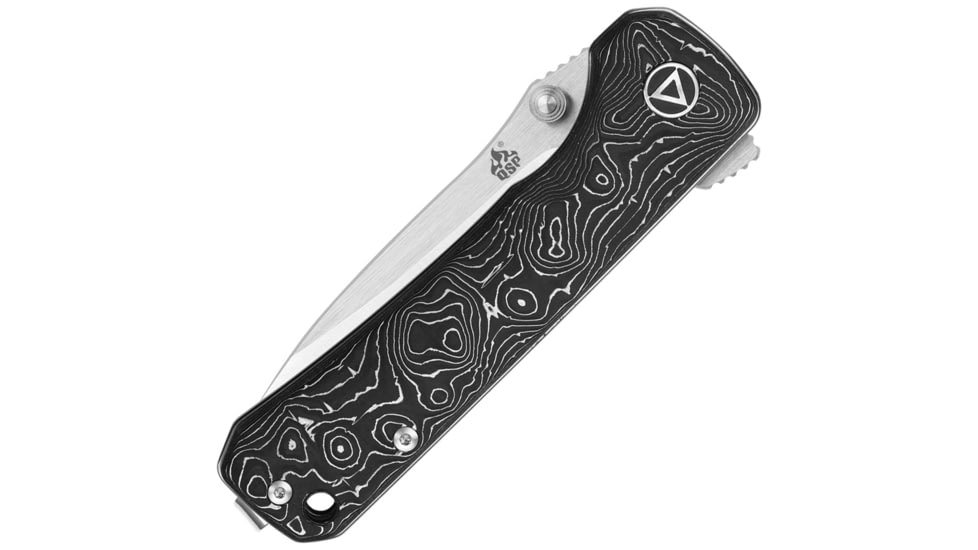 QSP Knife Hawk Linerlock Al Foil CF QS131R