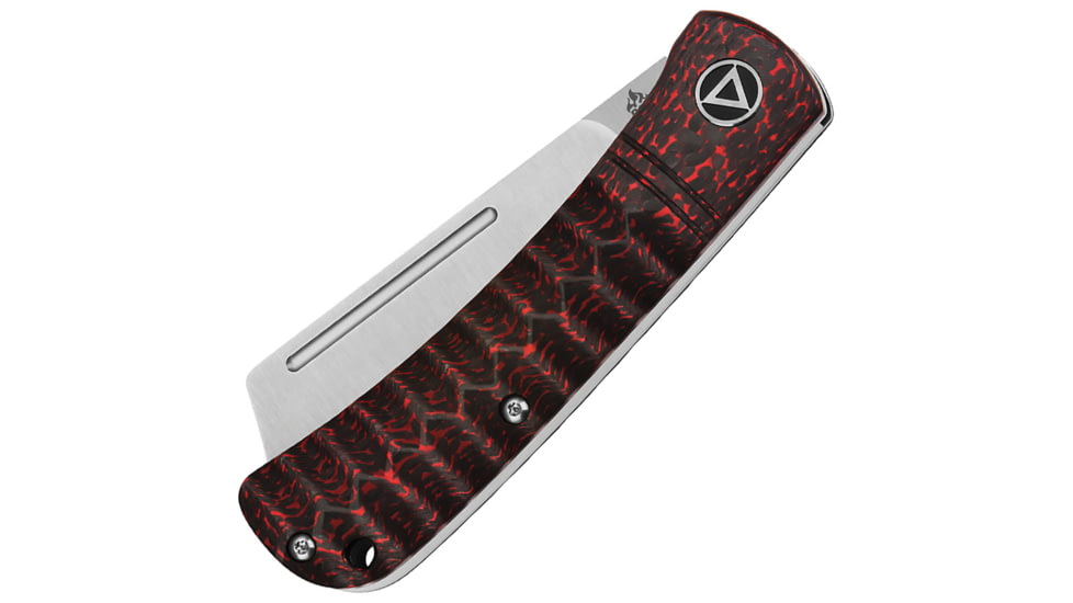 QSP Knife Hedgehog Slip Joint Red CF