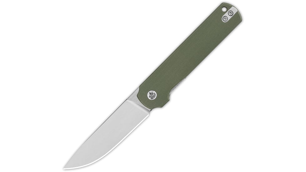 QSP Knife Lark Linerlock Green G10