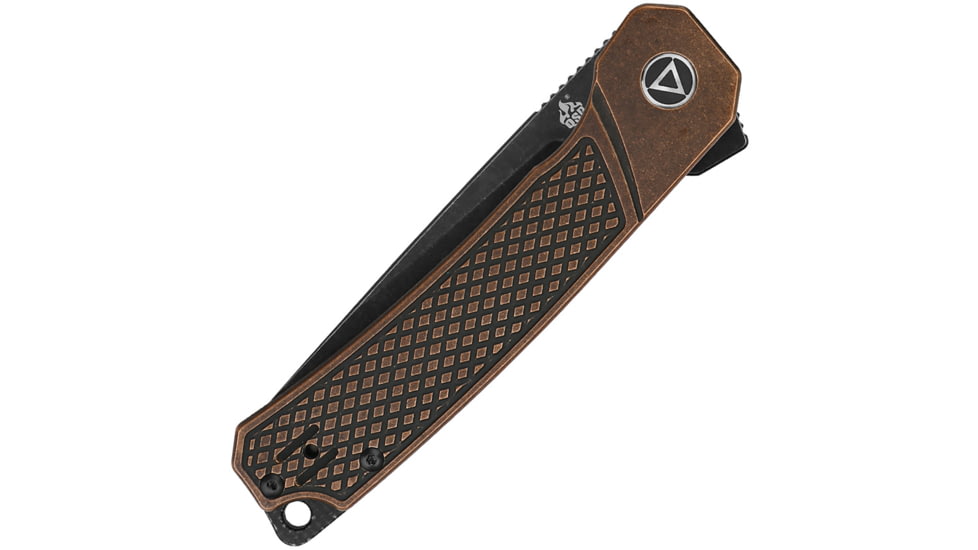 QSP Knife Osprey Linerlock Copper Black