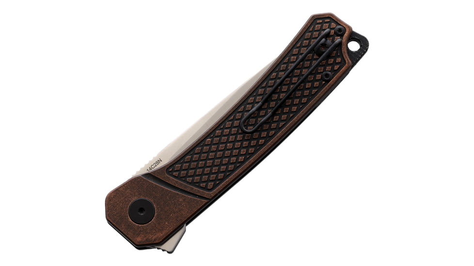 QSP Knife Osprey Linerlock Copper