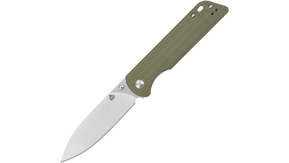 QSP Knife Parrot Linerlock Light Grn V2