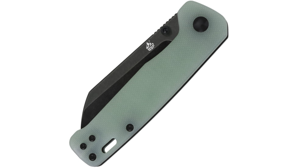 QSP Knife Penguin Linerlock Blk Jade G10