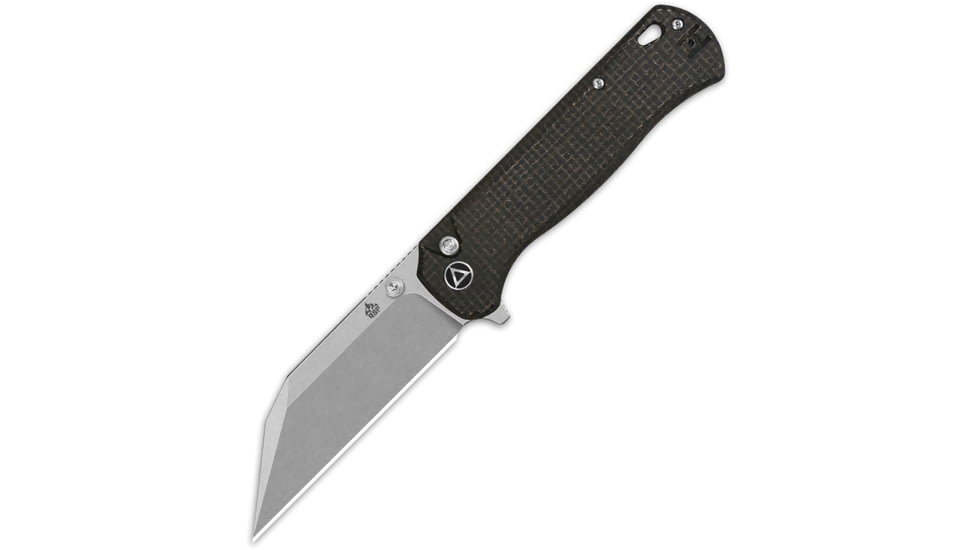 QSP Knife Swordfish Button Lock Brown