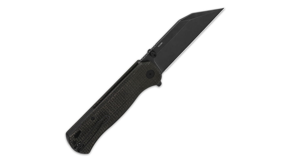 QSP Knife Swordfish Button Lock Brown QS149C2