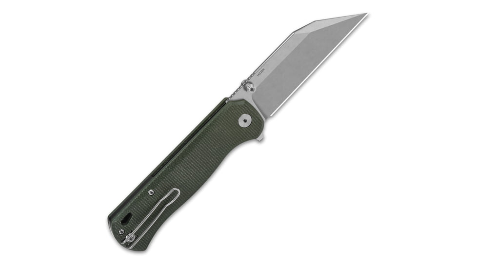 QSP Knife Swordfish Button Lock Green