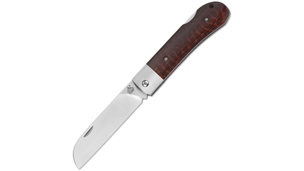 QSP Knife Worker Lockback Folding Knife, Snakewood handle, QS128-C