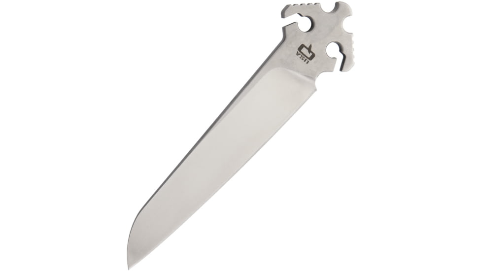 Quartermaster Polished Sheepsfoot Blade Fixed Blade Knife, 4in D2 Tool Steel Blade, Made To Fit The Marty Mcfly Balisong, B-1P