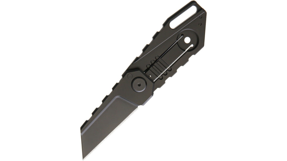 Quartermaster Yoda Integrated Framelock Folding Knife, 2.5in Cpm S35Vn SS Wharncliffe Blade, Titanium Handle, Pocket Clip, Limo Tint Blade And Handle, ALF6LT