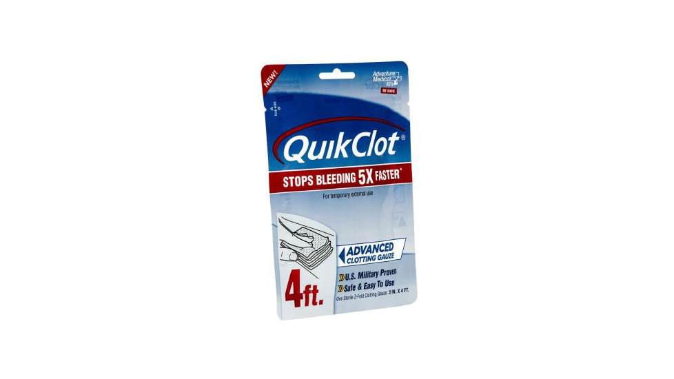 QuikClot Gauze, 3 x 4in, 5020-0026