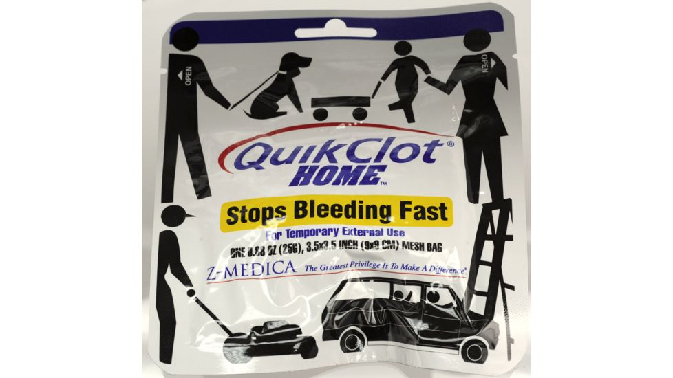 QuikClot Home First Aid Hemostatic Agent 25g Sponge Z-Medica