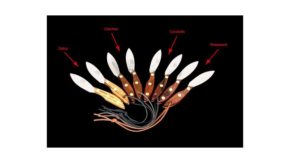 R. Murphy Skinner Zebra Wood Fixed knife RMSKINNERT