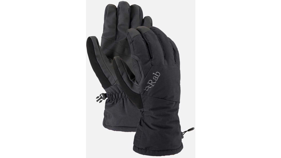 Rab Storm Gloves, Black, Medium, QAH-85-BL-M